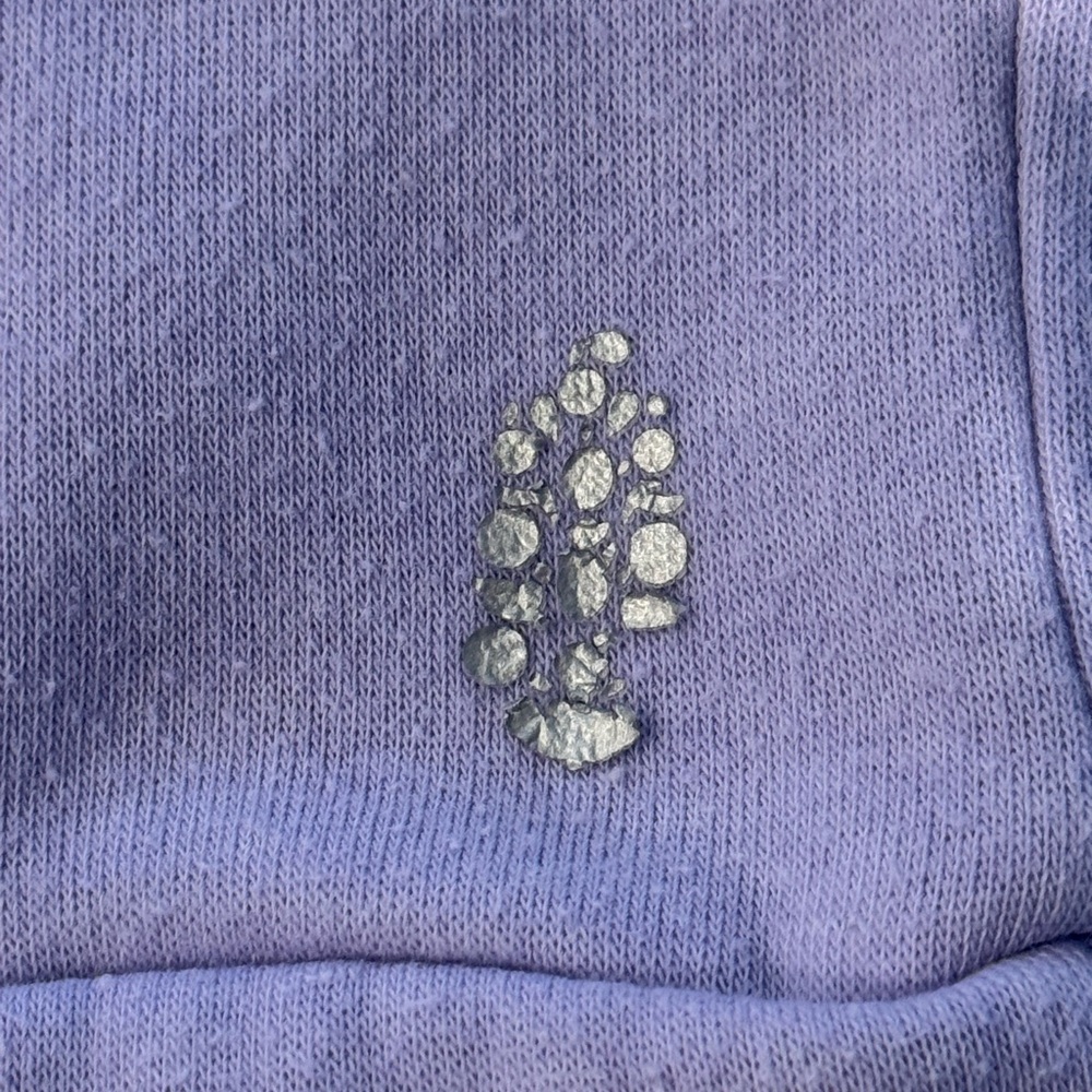 FP Movement Free People Lavender Fleece Hoodie Pullover Oversized XS Athleisure - Picture 9 of 9